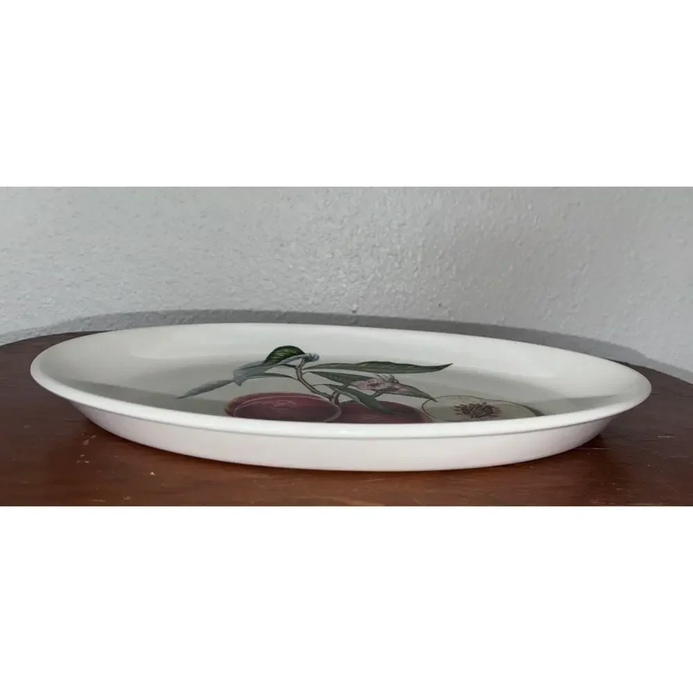 Portmeirion Botanic Garden Grimwoods Royal George Oval Steak Platter - Picture 4 of 5